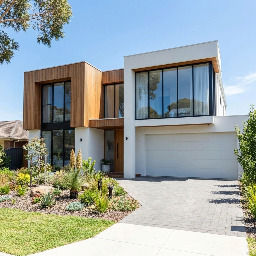 Modern home exterior